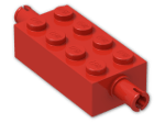 LEGO® Brick: Brick 2 x 4 with Pins 6249 | Color: Bright Red