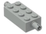 LEGO® Brick: Brick 2 x 4 with Pins 6249 | Color: Grey