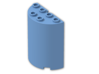 LEGO® Brick: Cylinder 2 x 4 x 4  6259 | Color: Medium Blue