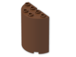 LEGO® Brick: Cylinder 2 x 4 x 4  6259 | Color: Reddish Brown