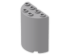 LEGO® Brick: Cylinder 2 x 4 x 4  6259 | Color: Medium Stone Grey