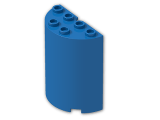 LEGO® Stein: Cylinder 2 x 4 x 4  6259 | Farbe: Bright Blue