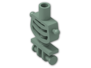 LEGO® Brick: Minifig Skeleton Torso 6260 | Color: Sand Green