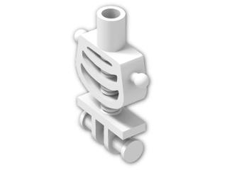 LEGO® Stein: Minifig Skeleton Torso 6260 | Farbe: White