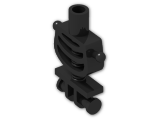 LEGO® Brick: Minifig Skeleton Torso 6260 | Color: Black