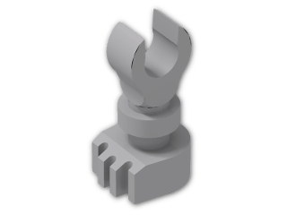 LEGO® Brick: Minifig Skeleton Leg 6266 | Color: Medium Stone Grey