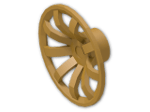 LEGO® Stein: Wheel Cover 9 Spoke for Wheel 14 x 17 62701 | Farbe: Warm Gold