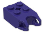 LEGO® Stein: Brick 2 x 2 with Ball Socket and Axlehole 62712 | Farbe: Medium Lilac