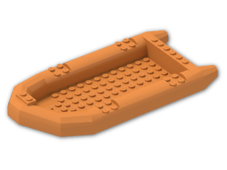 LEGO® Brick: Boat Inflatable 21 x 10 62812 | Color: Bright Orange