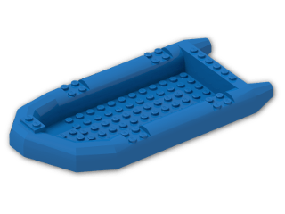 LEGO® Brick: Boat Inflatable 21 x 10 62812 | Color: Bright Blue