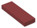 LEGO® Stein: Tile 1 x 3 with Groove 63864 | Farbe: New Dark Red