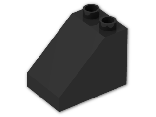 LEGO® Stein: Duplo Slope 2 x 3 x 2 63871 | Farbe: Black