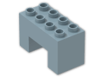 LEGO® Brick: Duplo Brick 2 x 4 x 2 with 2 x 2 Cutout on Bottom 6394 | Color: Light Royal Blue