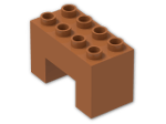 LEGO® Stein: Duplo Brick 2 x 4 x 2 with 2 x 2 Cutout on Bottom 6394 | Farbe: Dark Orange