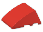 LEGO® Brick: Wedge 4 x 3 Triple Curved without Studs 64225 | Color: Bright Red