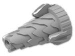 LEGO® Brick: Cone 4 x 4 x 6 Jagged with Inner Gear 24 Teeth 64713 | Color: Silver
