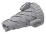 LEGO® Brick: Cone 4 x 4 x 6 Jagged with Inner Gear 24 Teeth 64713 | Color: Medium Stone Grey