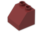 LEGO® Brick: Duplo Slope 2 x 2 x 1.5 6474 | Color: New Dark Red