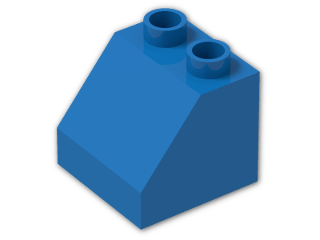 LEGO® Stein: Duplo Slope 2 x 2 x 1.5 6474 | Farbe: Bright Blue