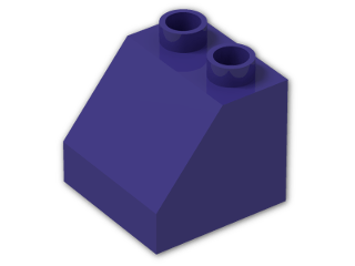 LEGO® Stein: Duplo Slope 2 x 2 x 1.5 6474 | Farbe: Medium Lilac