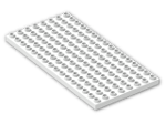 LEGO® Brick: Duplo Plate 8 x 16 6490 | Color: White