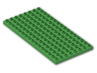 LEGO® Stein: Duplo Plate 8 x 16 6490 | Farbe: Bright Green