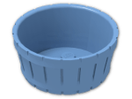 LEGO® Stein: Barrel 4.5 x 4.5 with Axle Hole 64951 | Farbe: Medium Blue