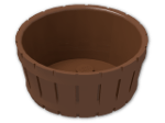 LEGO® Brick: Barrel 4.5 x 4.5 with Axle Hole 64951 | Color: Reddish Brown