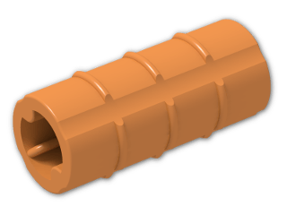LEGO® Brick: Technic Axle Joiner Offset 6538b | Color: Bright Orange