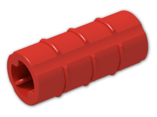 LEGO® Brick: Technic Axle Joiner Offset 6538b | Color: Bright Red