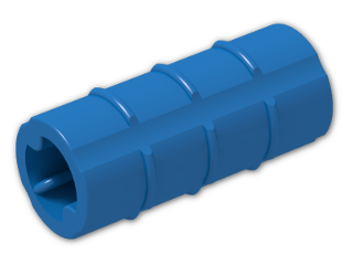 LEGO® Brick: Technic Axle Joiner Offset 6538b | Color: Bright Blue