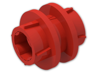 LEGO® Brick: Technic Transmission Driving Ring 6539 | Color: Bright Red