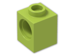 LEGO® Brick: Technic Brick 1 x 1 with Hole 6541 | Color: Bright Yellowish Green