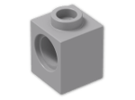 LEGO® Stein: Technic Brick 1 x 1 with Hole 6541 | Farbe: Medium Stone Grey