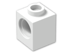 LEGO® Stein: Technic Brick 1 x 1 with Hole 6541 | Farbe: White