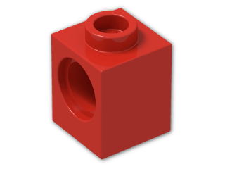 LEGO® Stein: Technic Brick 1 x 1 with Hole 6541 | Farbe: Bright Red