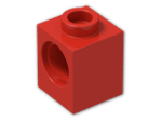 LEGO® Brick: Technic Brick 1 x 1 with Hole 6541 | Color: Bright Red
