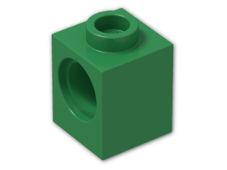 LEGO® Stein: Technic Brick 1 x 1 with Hole 6541 | Farbe: Dark Green