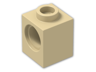LEGO® Stein: Technic Brick 1 x 1 with Hole 6541 | Farbe: Brick Yellow