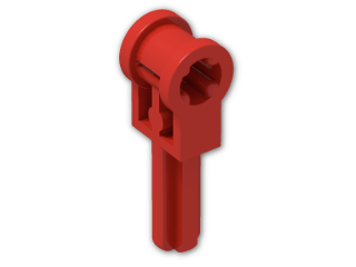 LEGO® Stein: Technic Connector (Axle) with Axle 1.5 6553 | Farbe: Bright Red