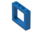 LEGO® Brick: Train Window 1 x 4 x 3 New 6556 | Color: Bright Blue
