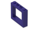 LEGO® Brick: Train Window 1 x 4 x 3 New 6556 | Color: Medium Lilac