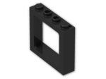 LEGO® Brick: Train Window 1 x 4 x 3 New 6556 | Color: Black