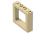 LEGO® Brick: Train Window 1 x 4 x 3 New 6556 | Color: Brick Yellow