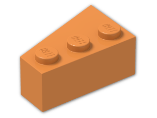 LEGO® Brick: Wedge 3 x 2 Right 6564 | Color: Bright Orange
