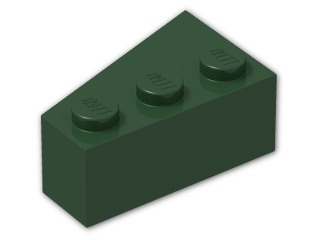 LEGO® Stein: Wedge 3 x 2 Right 6564 | Farbe: Earth Green