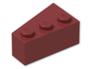 LEGO® Brick: Wedge 3 x 2 Right 6564 | Color: New Dark Red