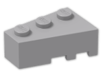 LEGO® Brick: Wedge 3 x 2 Left 6565 | Color: Medium Stone Grey