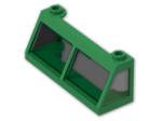 LEGO® Stein: Windscreen 2 x 6 x 2 with Integral TransBlack Glass 6567c02 | Farbe: Dark Green
