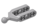 LEGO® Brick: Technic Suspension Arm 2 x 4.8 with Towball 6572 | Color: Medium Stone Grey